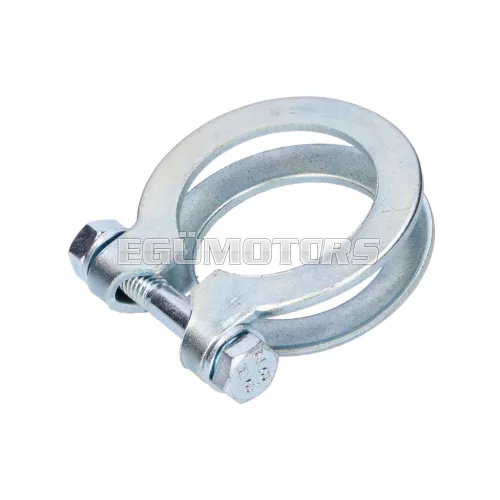 Kipufogó bilincs, acél, megerősített, 30-32mm