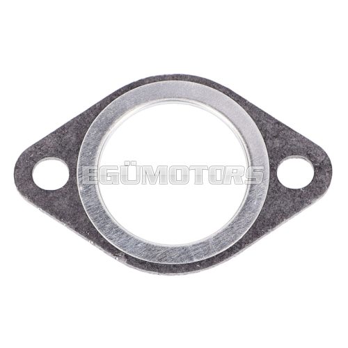 gasket exhaust outlet reinforced flat 27mm for Puch Maxi