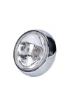 headlight round 85mm / 109mm chromed for Puch MS, VS, MV, DS 1 (old type)