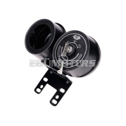   speedometer and ignition lock mounting bracket black universal for moped