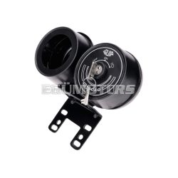   speedometer and ignition lock mounting bracket black universal for moped