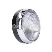 101 Octane fényszóró egység, kerek, fekete, univerzális, 145mm, mopedhez