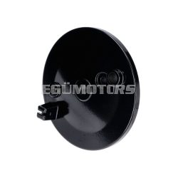   rear brake cover w/ stop light switch hole, black for Simson S50, S51, S70, KR51, SR4-1 Spatz, SR4-2 Star, SR4-3 Sperber, SR4-4 Habicht