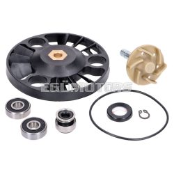   water pump repair kit for Aprilia, Gilera, Piaggio, Vespa 125-200cc 4-stroke 2001-2006 (one-piece shaft)