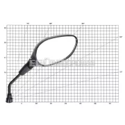 101 Octane tükör szett, Kymco Super 8, Agility RS