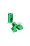 brake cable adjuster set M6 aluminum green - universal