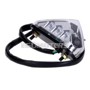 101 Octane hátsó lámpa LED, átlátszó üveg, 82x22mm, univerzális