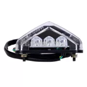 101 Octane hátsó lámpa LED, átlátszó üveg, 82x22mm, univerzális