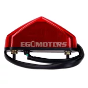 101 Octane hátsó lámpa LED, piros, 82x22mm, univerzális