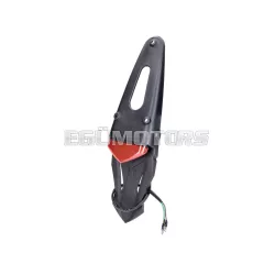   101 Octane rendszámtábla tartó piros LED hátsó lámpával, Enduro, Supermotard