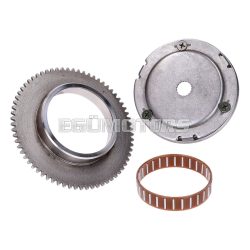   starter clutch assy with starter gear rim and needle bearing 13mm for China 2-stroke