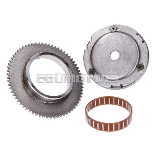 101 Octane indítókuplung komplett, indítófogaskerék peremmel, 13mm tűgörgős csapággyal, kínai 2T