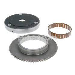  101 Octane Önindító kuplung szett indító fogaskoszorúval és tűgörgős csapággyal, 16mm főtengelyvéghez, CPI, Keeway