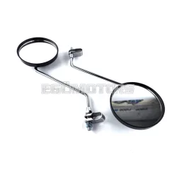   Tükör kerek 110mm, 22mm-es bilinccsel, Zündapp, Hercules, Puch, KTM, DKW, Simson, Rixe, Kreidler