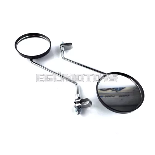 Tükör kerek 110mm, 22mm-es bilinccsel, Zündapp, Hercules, Puch, KTM, DKW, Simson, Rixe, Kreidler