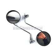 Tükör kerek 110mm, 22mm-es bilinccsel, Zündapp, Hercules, Puch, KTM, DKW, Simson, Rixe, Kreidler