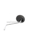 Mirror right black 105mm left-hand thread for Yamaha DT 80 M, MX, LC 1, 2, 125, 400, RD 50, XT 250, 500