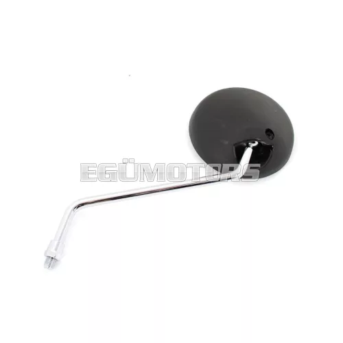 Tükör jobb oldali, fekete, 105mm, bal menet, Yamaha DT 80 M, MX, LC 1, 2, 125, 400, RD 50, XT 250, 500