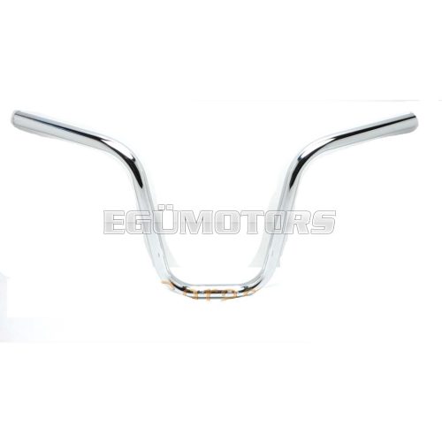 Handlebar chrome 22mm 610mm 270mm 60mm for Zündapp ZD, ZR, ZA, ZS, ZX, Kreidler Flory MF 2, Hercules Prima M 5, Puch Maxi, Honda Camino, Vespa Citta, Simson