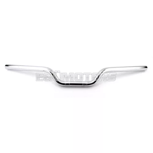 Kormány krómozott, 22mm, 630mm, 70mm, Zündapp GTS 50, KS 80, CS, Kreidler, Hercules, Puch, Simson