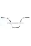 Kormány Cuppini, krómozott, 22mm, 610mm, 230mm, 140mm, Zündapp ZD, ZR, ZA, ZS, ZX, Kreidler Flory MF 2, Hercules Prima M 5, Puch Maxi, KTM, DKW, Rixe, Honda Camino, Vespa Citta, Simson