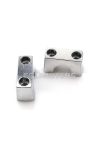 Handlebar clamps metal 22mm 30mm hole spacing for Puch, Maxi