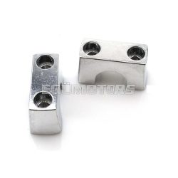 Handlebar clamps metal 22mm 30mm hole spacing for Puch, Maxi