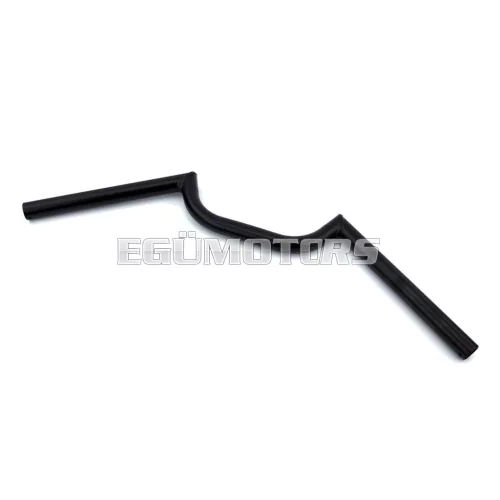 Kormány fekete, 560mm, 80mm, lapos, Zündapp, Kreidler, Hercules, Puch, Simson