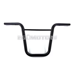   Kormány fekete keresztmerevítővel 640mmx280mm, 22.10mm, Zündapp, Kreidler, Hercules, Puch