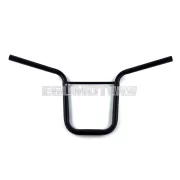 Kormány fekete keresztmerevítővel 640mmx280mm, 22.10mm, Zündapp, Kreidler, Hercules, Puch