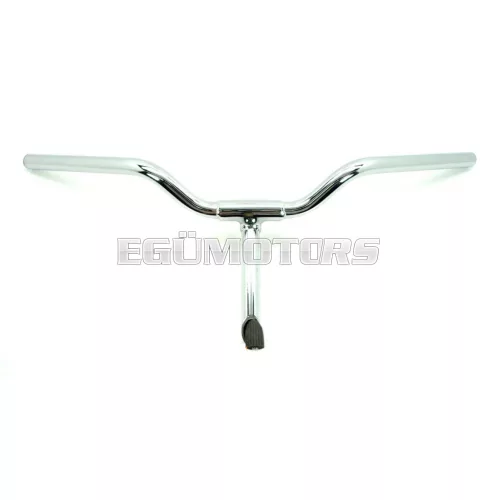 Kormány krómozott 22mm, 630mm, 60mm, 70mm, Rixe, Puch, Miele, DKW, Hercules, Göricke, Gritzner, Transportmoped, Express