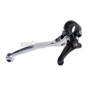 Fékkar fémből, bal oldali gumimarkolattal és műanyag berúgókar fogantyúval, Puch Maxi