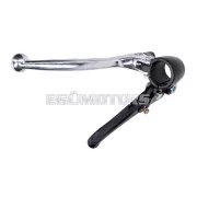 Fékkar fémből, bal oldali gumimarkolattal és műanyag berúgókar fogantyúval, Puch Maxi