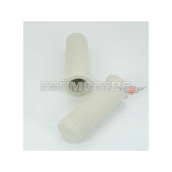   Handle set white 95mm 26mm 22mm for Zündapp, Kreidler, Hercules, Puch, Miele, DKW, NSU, KTM