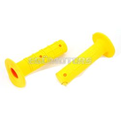   Grips Yellow Yellow 22/24mm 120mm for Zündapp GTS, KS, C 50 Sport, Kreidler, Hercules