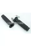 Gázmarkolat fekete, műanyag, 22mm, 125mm, 155mm, Zündapp GTS, KS, CS, CX, ZD, Hai, C 50, Combinette, Kreidler Florett, Flory, MF, MP, Hercules Prima, M, GT, GX, Ultra, K KX, Puch Maxi, Monza, Racing, Jet, Simson S, KTM, DKW, Rixe