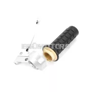 Gázmarkolat komplett ezüst 22mm, 100mm, Hercules Prima M, Optima, Kreidler Florett, Flory MF, MP, Puch Maxi X, Monza, Zündapp Bergsteiger ZD, CS, CX, Hai, GTS, KS, C, KTM, DKW, Rixe