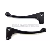 Fékkar és kuplungkar alumínium, fekete, Tomos, Puch Maxi, Hercules, Zündapp, Kreidler, DKW, KTM