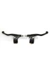 Clutch lever brake lever aluminum black 140mm for Zündapp, Kreidler, Hercules, Puch, Miele, DKW, NSU, KTM