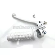 Gázmarkolat fékkarral és gumi markolattal fehér, Zündapp, Kreidler, Hercules, Puch, DKW, KTM, Rixe, Sachs, Tomos A 3, 35