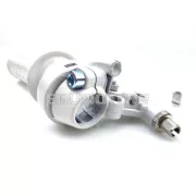 Gázmarkolat fékkarral és gumi markolattal fehér, Zündapp, Kreidler, Hercules, Puch, DKW, KTM, Rixe, Sachs, Tomos A 3, 35