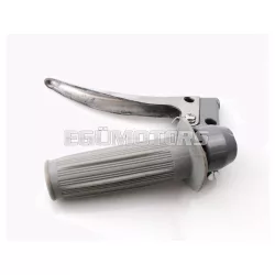   Markolat szerelvény alumínium, szürke, 22mm, 105mm, 26mm, Zündapp, Kreidler, Hercules, Puch, DKW, KTM, moped, mokick