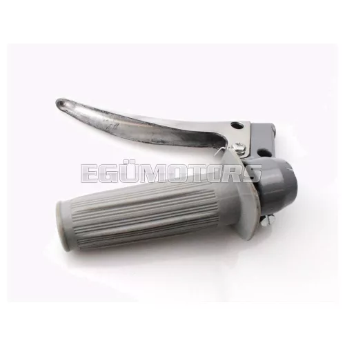 Markolat szerelvény alumínium, szürke, 22mm, 105mm, 26mm, Zündapp, Kreidler, Hercules, Puch, DKW, KTM, moped, mokick