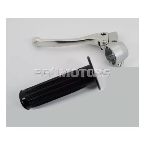 Markolat szerelvény alumínium kuplungkarral 22mm fekete, 105mm, Zündapp, Kreidler, Hercules, Puch, DKW, KTM, moped, mokick