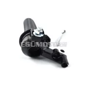 Gázmarkolat szerelvény fekete, golyós végű, 22mm,105mm, Zündapp, Kreidler, Hercules, Puch, DKW, KTM, moped, mokick