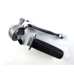   Throttle grip fitting aluminum 22mm black 105mm for Zündapp, Kreidler, Hercules, Puch, DKW, KTM moped, moped, mokick