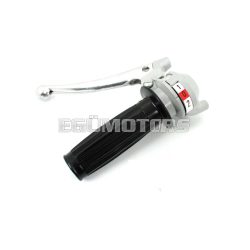   Shift lever 2-speed gray silver for Zündapp Bergsteiger M 25, 50, ZR Z, Sachs 504, 505, Hercules Prima, M, KTM, DKW