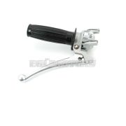 Váltókar 2 sebességes, szürke-ezüst, Zündapp Bergsteiger M 25, 50, ZR Z, Sachs 504, 505, Hercules Prima, M, KTM, DKW