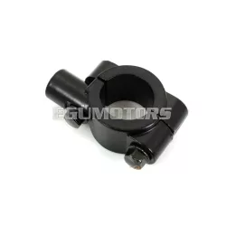   Tükörtartó fekete, 22mm, M8 jobbmenetes, Honda, Kawasaki, Suzuki, Yamaha, Zündapp, Kreidler, Hercules, moped, mokick, scooter, motorcycle