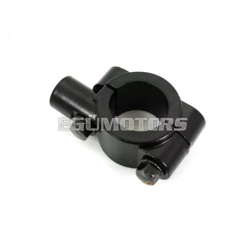 Tükörtartó fekete, 22mm, M8 jobbmenetes, Honda, Kawasaki, Suzuki, Yamaha, Zündapp, Kreidler, Hercules, moped, mokick, scooter, motorcycle